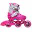Раздвижные детские роликовые коньки Flying Eagle S6T розовые