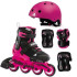 Комплект детских роликов Rollerblade Microblade Cube G Neon Pink