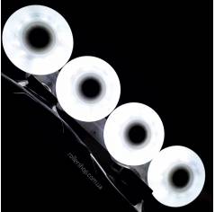 Светящиеся колеса для роликов Seba Luminous белые