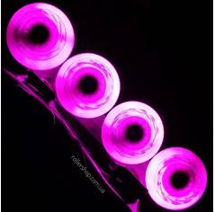 Светящиеся колеса Flying Eagle Lazerwheelz-Sparkle фиолетовые