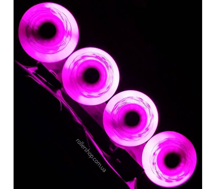 Сяючо-іскристі колеса для роликів Flying Eagle Lazerwheelz-Sparkle фіолетові popup