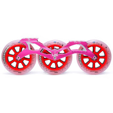 Трехколесный сет FE Ultrasonic 125 mm Lazerwheelz розовый