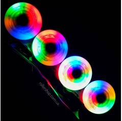 Светящиеся колеса Flying Eagle Lazerwheelz-Sparkle разноцветные
