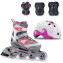 Детские ролики Rollerblade Comet Cube G розовые