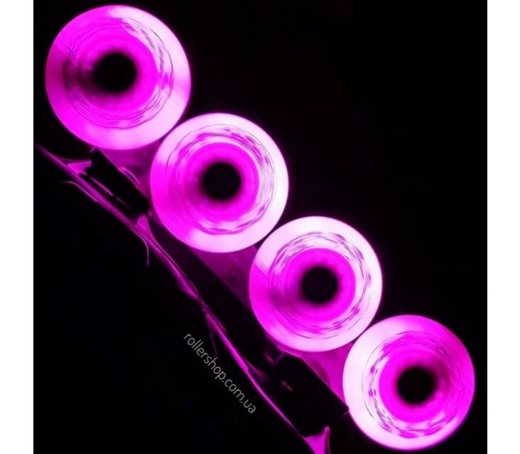 Светящиеся колеса для роликов Flying Eagle Lazerwheelz Purple popup