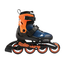 Ролики детские с защитой Rollerblade Microblade Сube Orange/Blue 28-32