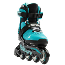 Детские ролики Rollerblade Microblade Aqua Black 33-36,5