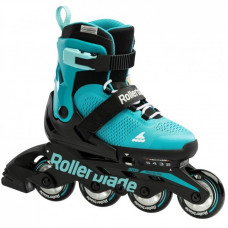 Детские ролики Rollerblade Microblade Aqua Black 33-36,5