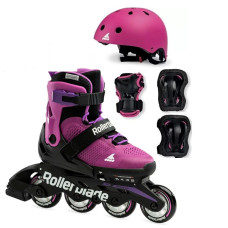 Детский комплект роликов Rollerblade Microblade Cube g purple 28-32