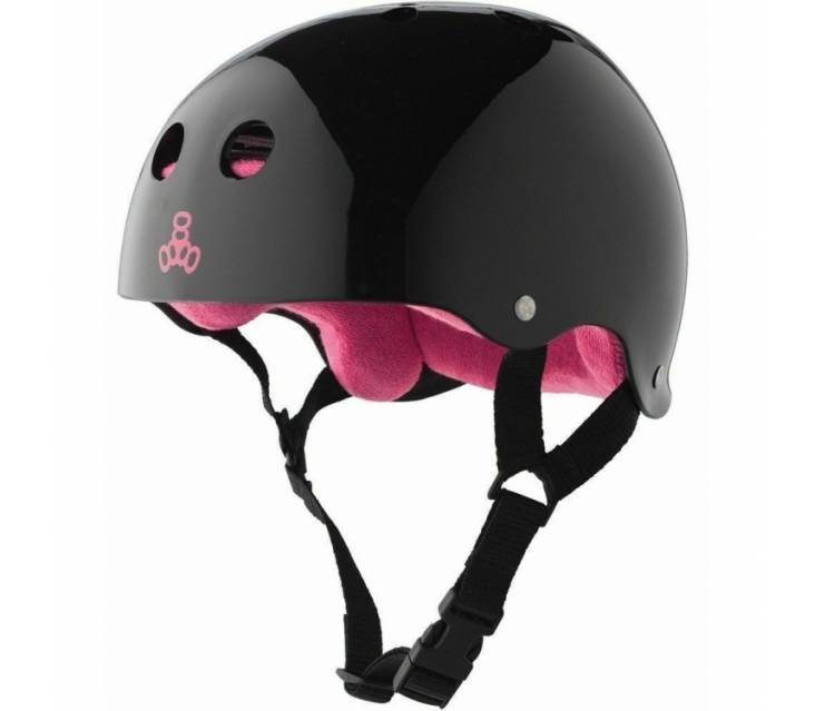 Шолом для самоката Triple8 Sweatsaver Helmet чорний popup