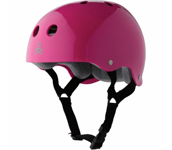 Шолом для самоката Triple8 Sweatsaver Helmet рожевий popup