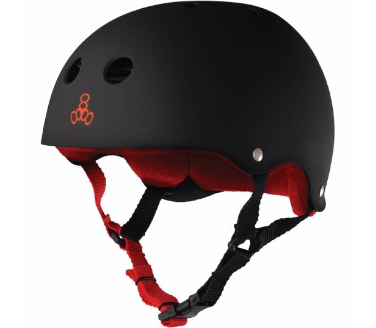Шлем для самоката Triple8 Sweatsaver Helmet чорный popup