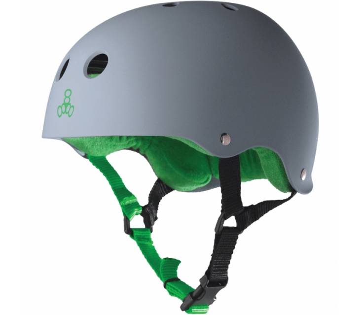 Шлем для самоката Triple8 Sweatsaver Helmet серый popup