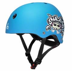 Шлем для роликов Triple8 Lil 8 Staab Edition - Neon синий