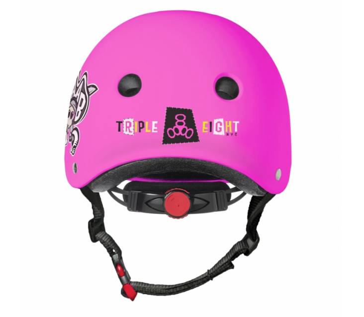 Шлем для роликов Triple8 Lil 8 Staab Edition - Neon Pink popup_1