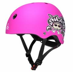 Шлем для роликов Triple8 Lil 8 Staab Edition - Neon Pink