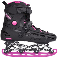 Ролики ковзани 2 в 1 дорослих Flying Eagle BKB+ рожеві