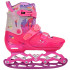Ролики ковзани 2 в 1 розсувні Flying Eagle L8 рожеві