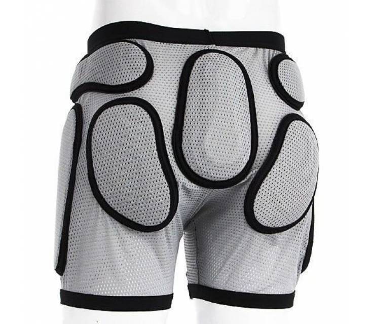 Защитные шорты детские для роликов Sport gear Grey image-item
