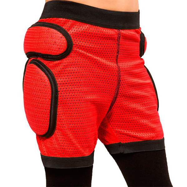 Защитные шорты детские для роликов Sport gear Red