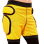 Защитные шорты детские для роликов Sport gear Yellow