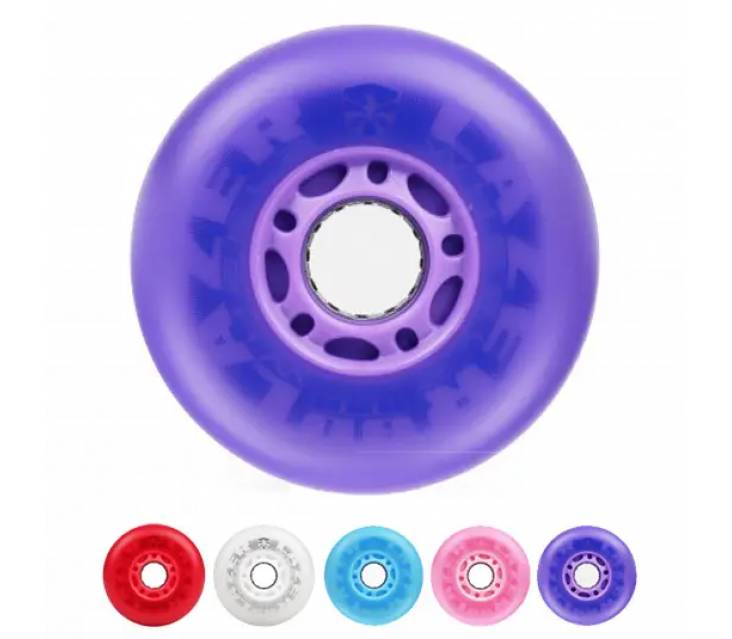 LED колеса для роликов FE Lazerwheelz Purple popup