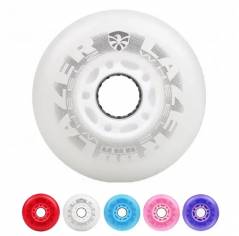 LED колеса для роликів FE Lazerwheelz White