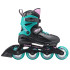 Rollerblade роликовые коньки Fury 2023 black-sea green 36,5-40,5