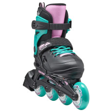 Rollerblade роликовые коньки Fury 2023 black-sea green 29-32