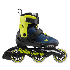 Rollerblade роликовые коньки Microblade 3WD 2023 blue royal-lime 28-32