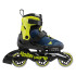 Rollerblade роликовые коньки Microblade 3WD 2023 blue royal-lime 36,5-40,5