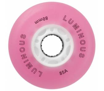 Светящиеся колеса для роликов Seba Luminous розовые item_0