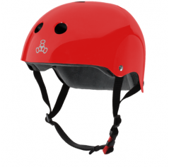 Шлем для роликов Triple8 Red Glossy