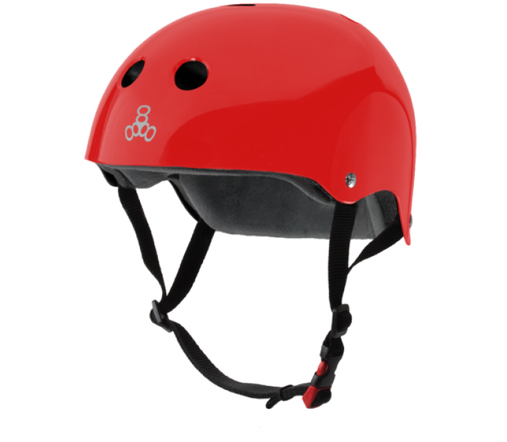 Шлем для роликов Triple8 Red Glossy popup