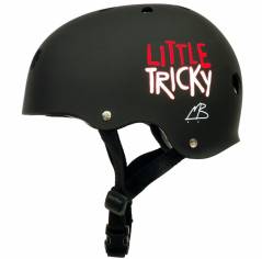 Шлем для роликов детский Triple8 Little Tricky Black Rubber