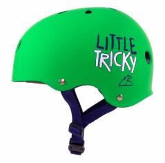 Шлем для роликов детский Triple8 Little Tricky Green Rubber