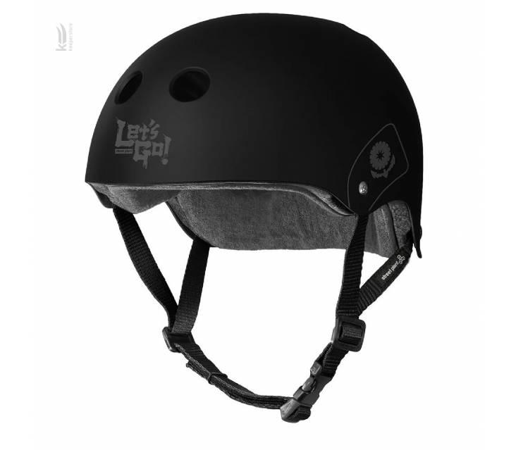 Шлем для роликов Triple8 Black Rubber popup