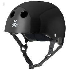 Шлем для велосипеда Triple8 Standard Helmet Black Glossy