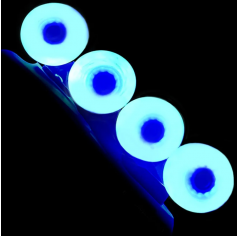 Светящиеся колеса Flying Eagle Lazerwheelz-Sparkle синие