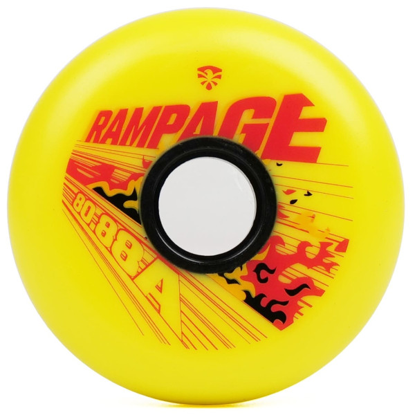 Колеса для роликов Flying Eagle Rampage 80 мм/88A 4 шт желтые