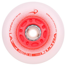 Светящиеся колеса для роликов Flying Eagle Lazerwheelz Ultra 80 мм/88A 4 шт красные