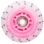 Светящиеся колеса для роликов Flying Eagle Lazerwheelz Ultra+Sparks 88A 4 шт розовые