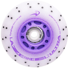 Светящиеся колеса для роликов Flying Eagle Lazerwheelz Ultra+Sparks 88A 4 шт фиолетовые