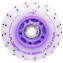 Светящиеся колеса для роликов Flying Eagle Lazerwheelz Ultra+Sparks 88A 4 шт фиолетовые