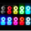 Светящиеся колеса для роликов Flying Eagle Lazerwheelz UltraColor-Shifting 88A 4 шт